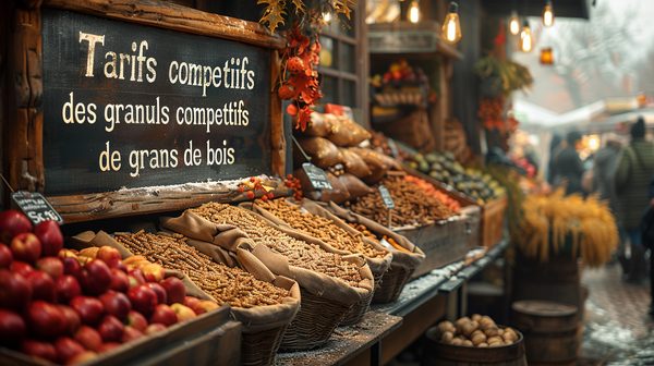 Tarifs compétitifs des granulés de bois chez leclerc